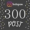 Instagram 祝！300件目の投稿のイメージ