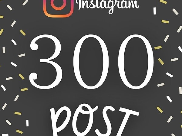 Instagram 祝！300件目の投稿の画像