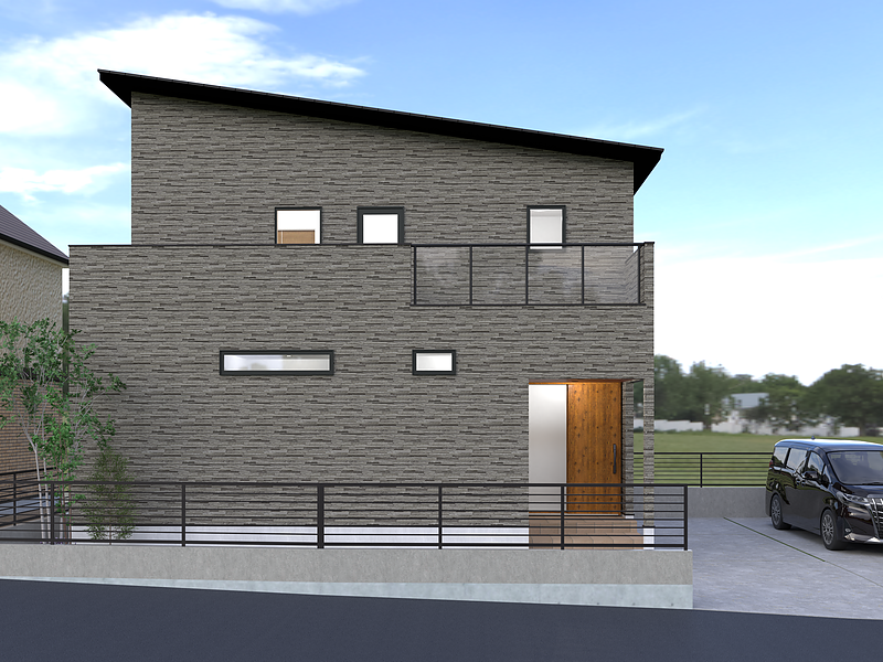 諫早市福田町 / 2号地 / 3LDK / 3,250万円＿シンプルでシックなスタイリッシュハウス