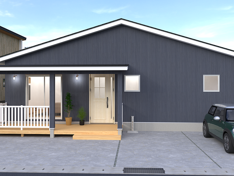 大村市今富町 / 1号地 / 3LDK / 3,090万円＿カリフォルニア風スタイルの大人可愛い平屋