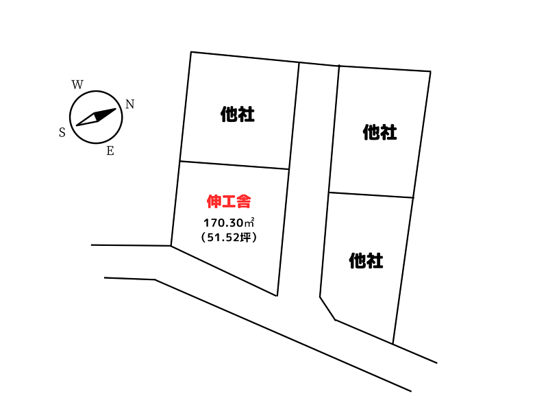 ▲【売地】真崎（1区画）諫早市真崎町