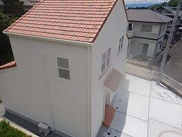Ｒ7.6月　赤い瓦屋根と白い壁の素敵な家　大村市木場Ｎ様のイメージ