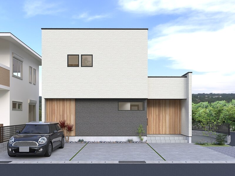 黒丸1号地/４台分の駐車スペースを確保　畳コーナーつき３LDKデザインハウス