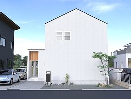 宮小路20号地/2階建て/21畳LDK＋吹抜けで明るく開放的なスタイリッシュハウスのイメージ